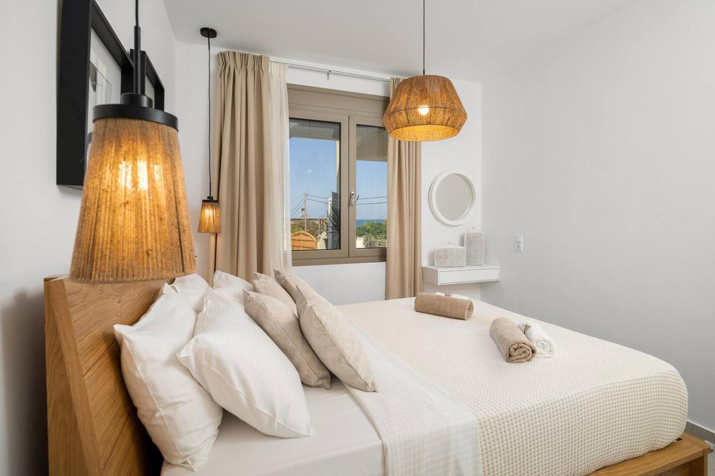 Ammokrinos Luxury Homes,150M From The Beach Kalamaki  Exterior photo